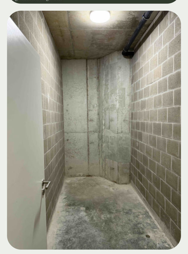 Storage room in cellar